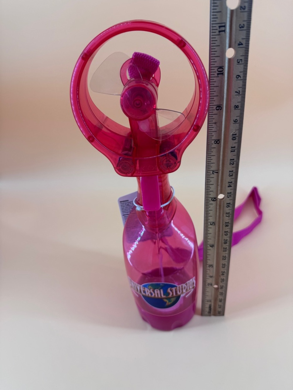 2013 Universal Studios Electric Misting Fan Pink - Picture 10 of 10